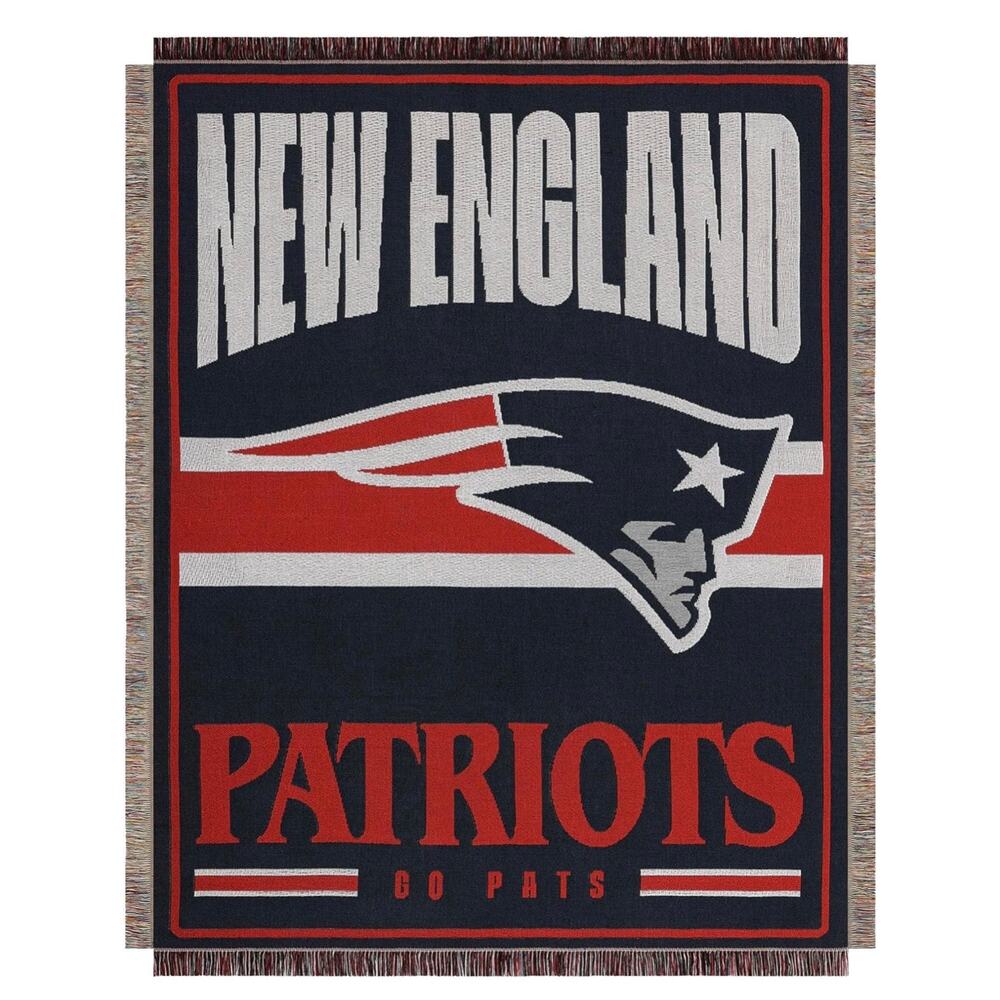 New FOCO officially licensed New England Patriots woven blanket- 60" x 48"
